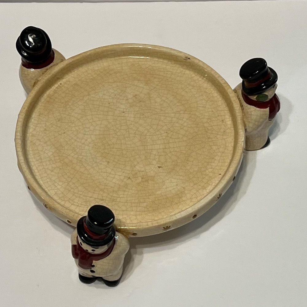 Enesco Snowman Ceramic Cake Stand - Picture 3 of 11
